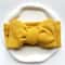 UltraSoft WaffleKnit Baby Bow Headband Premium Elastic Turban For Newborns 14