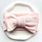 UltraSoft WaffleKnit Baby Bow Headband Premium Elastic Turban For Newborns 21