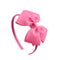 Boutique Grosgrain Ribbon Bow Headband 4Inch Handmade Hair Accessory For Girls 16