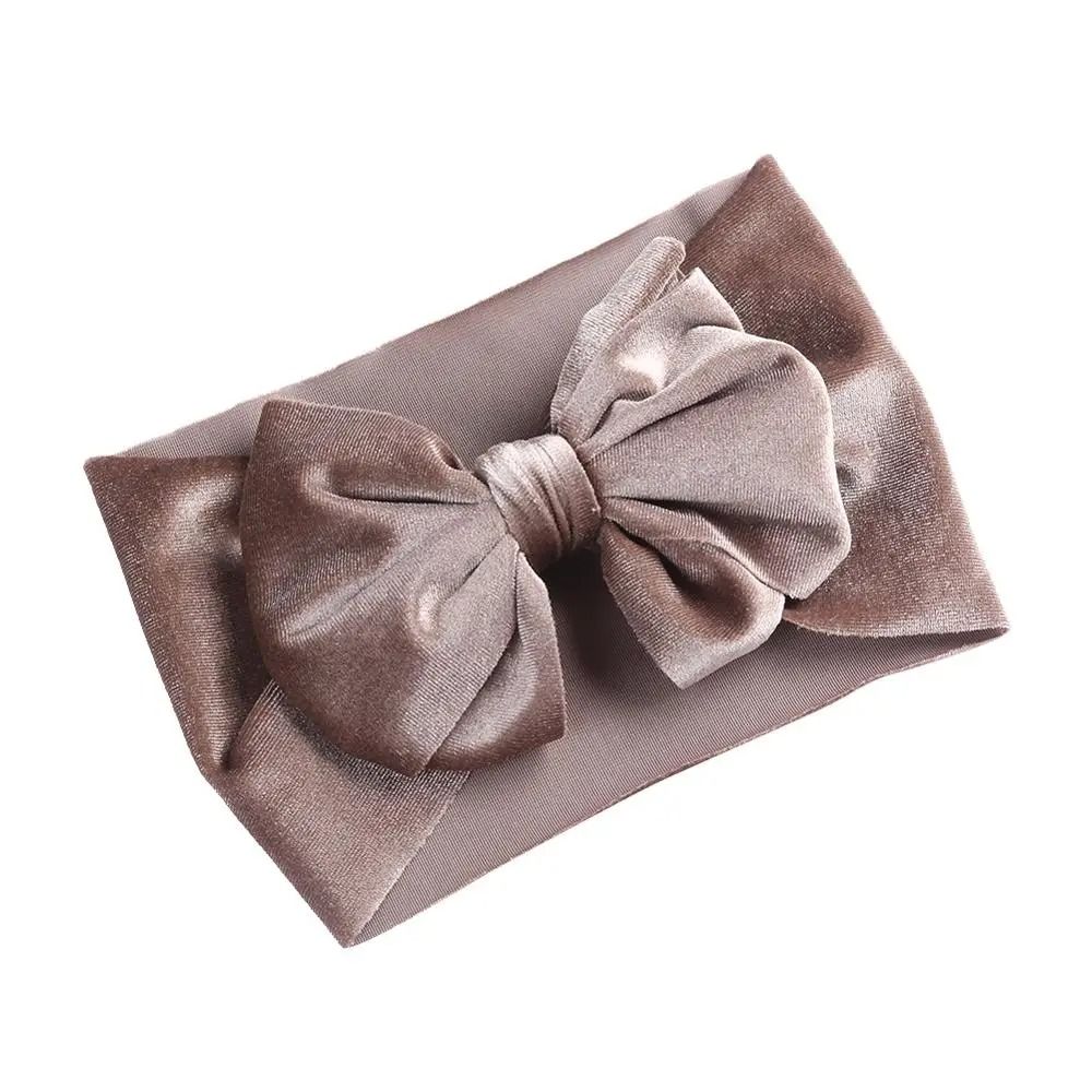 Vintage Velvet Boutique Baby Headband Premium HandTied Bow Turban For Newborns 9