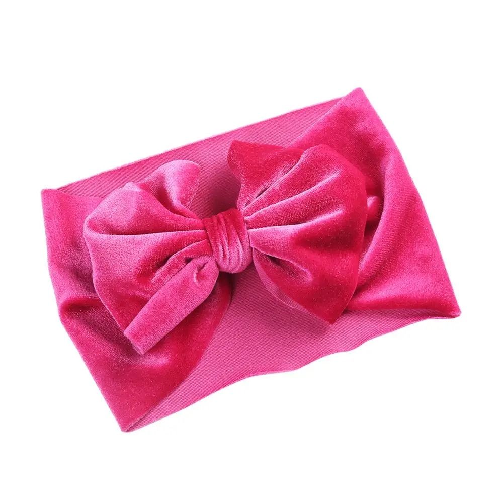 Vintage Velvet Boutique Baby Headband Premium HandTied Bow Turban For Newborns 13