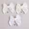Artisanal White Lace Hair Bow Premium Floral Embroidery Clip For Infants Toddlers 5