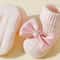 4Pack Premium Bow Ankle Socks AntiSlip Soft Cotton Footwear For Infants 3