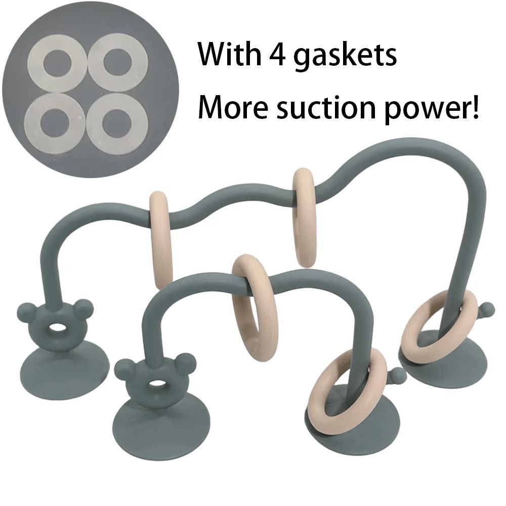 Industrial Silicone Suction Maze HighFidelity Montessori Bead Track Teether 12