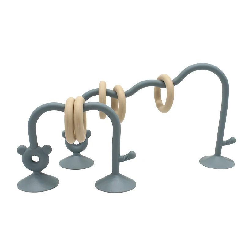 Industrial Silicone Suction Maze HighFidelity Montessori Bead Track Teether 6