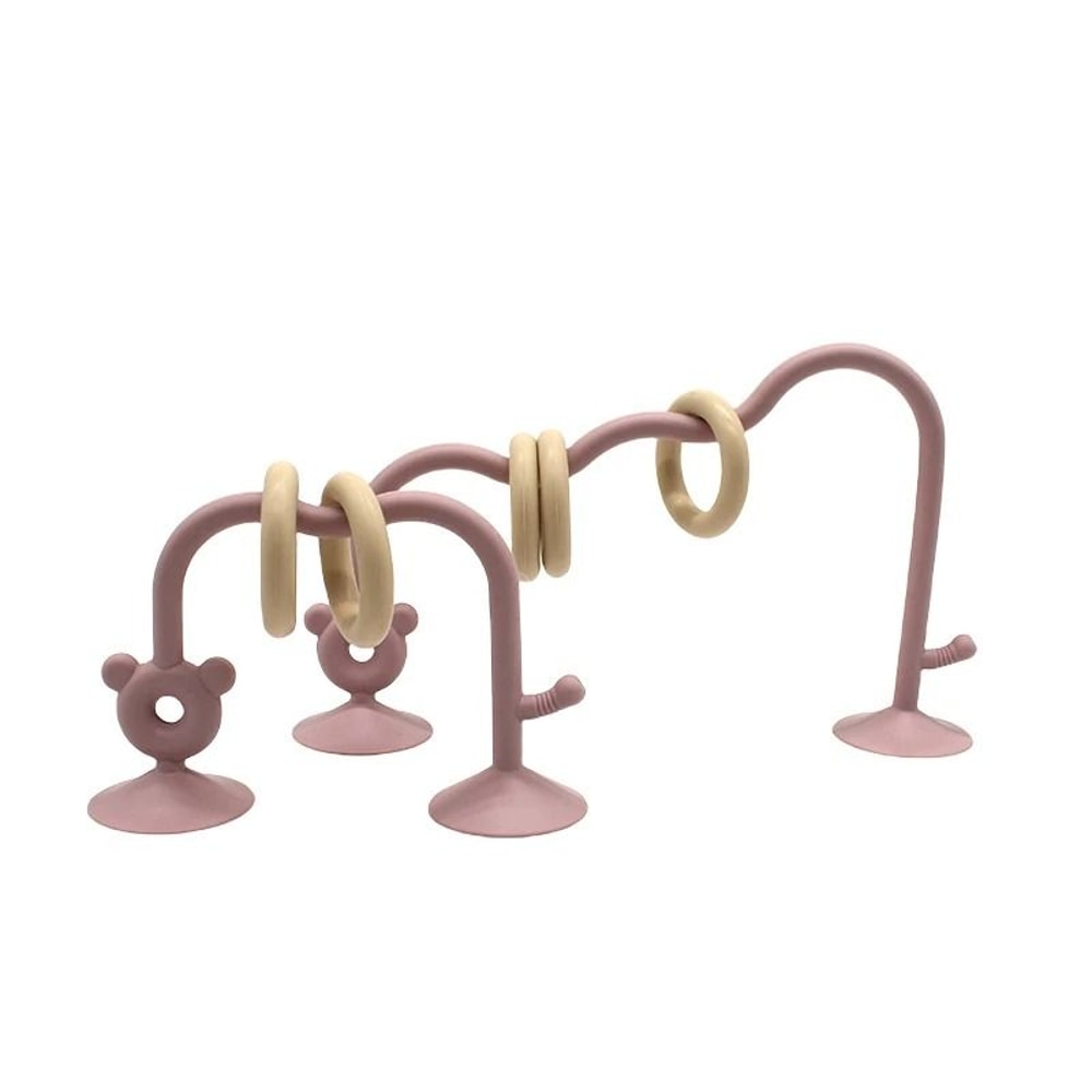 Industrial Silicone Suction Maze HighFidelity Montessori Bead Track Teether 8