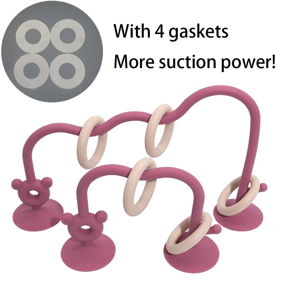 Industrial Silicone Suction Maze HighFidelity Montessori Bead Track Teether 15