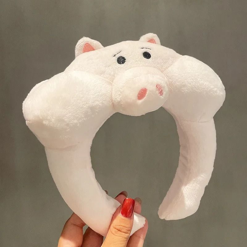 Disney Character Plush Hair Hoop Cartoon Winnie Strawberry Bear Face Wash Headband 9