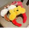 Disney Character Plush Hair Hoop Cartoon Winnie Strawberry Bear Face Wash Headband 5