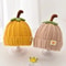 CucurbitaKinetic Knitted Beanie Premium Pumpkin Crochet Bonnet For Infants 3