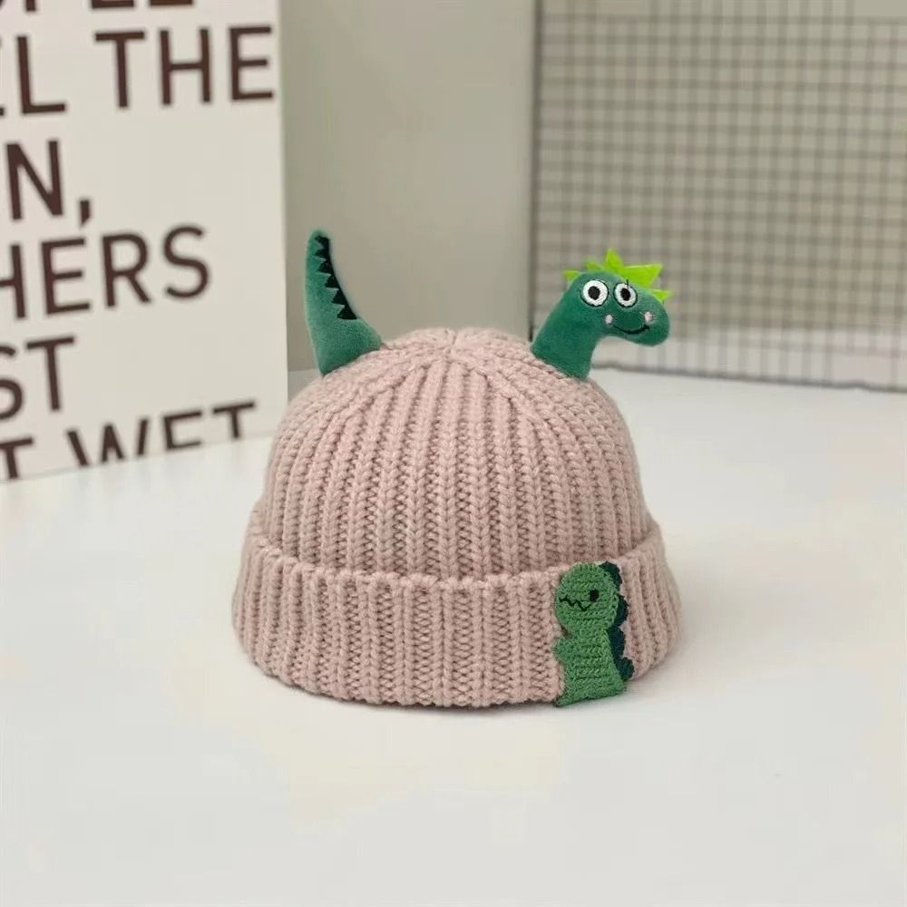 DinosaurKinetic Knitted Beanie Premium Thicken Woolen Crochet Bonnet For Children 9