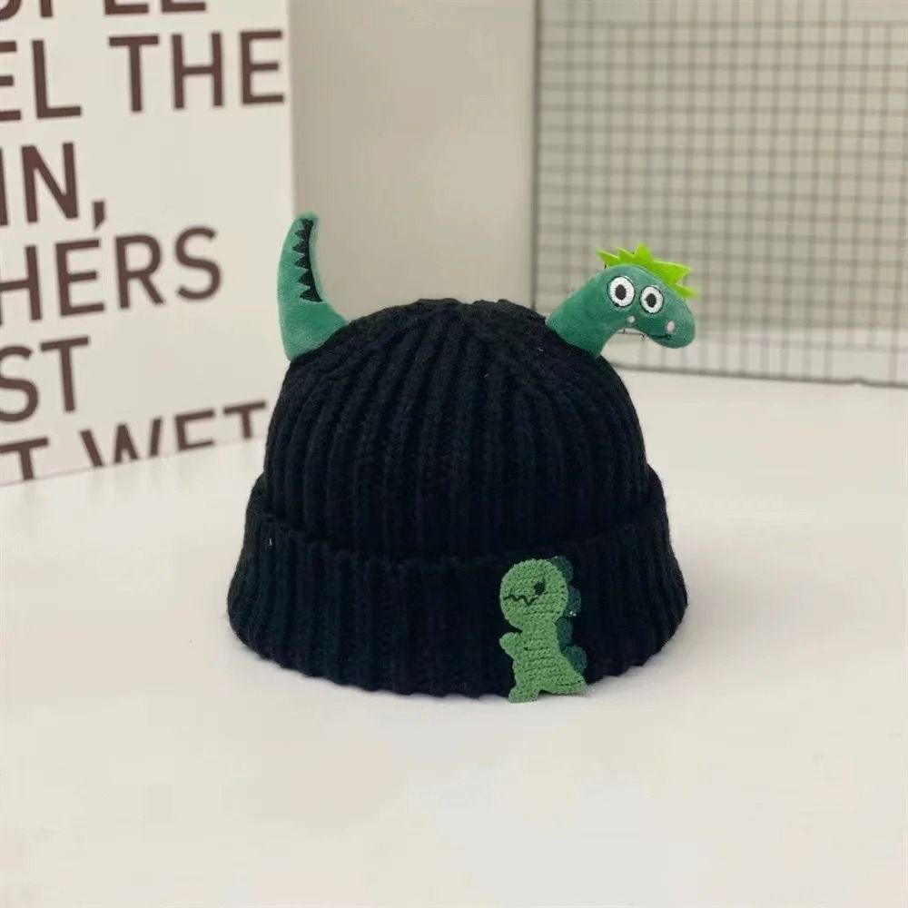 DinosaurKinetic Knitted Beanie Premium Thicken Woolen Crochet Bonnet For Children 6