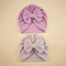 Elite BigBow Newborn Turban HighStretch Solid Color Beanie For Infants 9