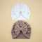 Elite BigBow Newborn Turban HighStretch Solid Color Beanie For Infants 10
