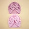 Elite BigBow Newborn Turban HighStretch Solid Color Beanie For Infants 11