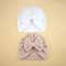 Elite BigBow Newborn Turban HighStretch Solid Color Beanie For Infants 12