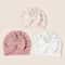Elite BigBow Newborn Turban HighStretch Solid Color Beanie For Infants 2