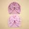 Elite BigBow Newborn Turban HighStretch Solid Color Beanie For Infants 5