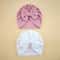 Elite BigBow Newborn Turban HighStretch Solid Color Beanie For Infants 8