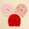 Elite BigBow Newborn Turban HighStretch Solid Color Beanie For Infants 16