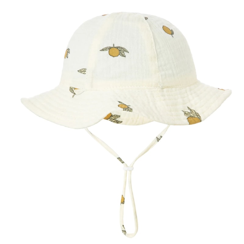 Elite Cotton Sunscreen Bucket Hat Premium Outdoor Panama Cap For Infants 13