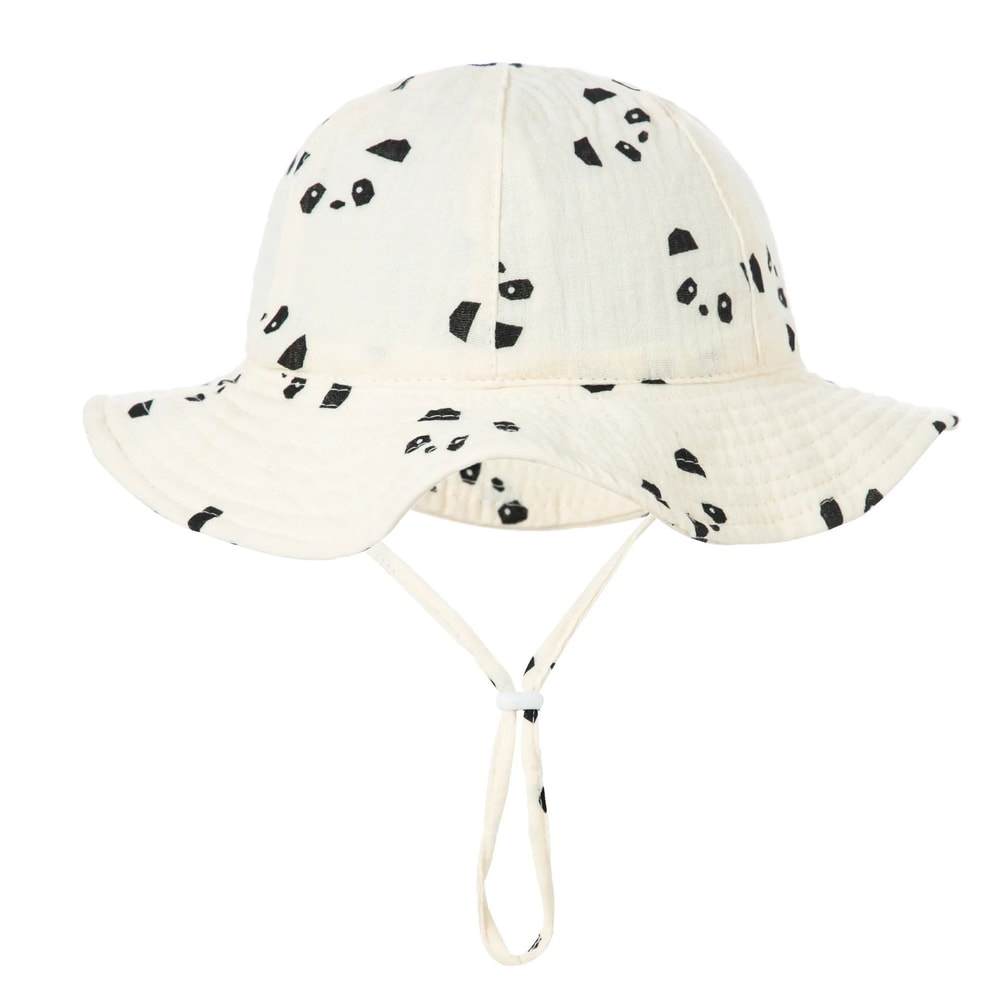Elite Cotton Sunscreen Bucket Hat Premium Outdoor Panama Cap For Infants 8