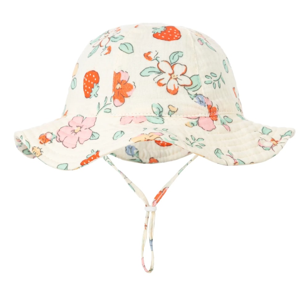 Elite Cotton Sunscreen Bucket Hat Premium Outdoor Panama Cap For Infants 14