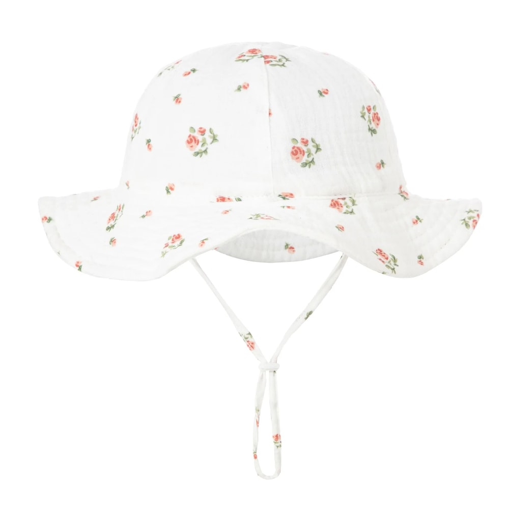 Elite Cotton Sunscreen Bucket Hat Premium Outdoor Panama Cap For Infants 15