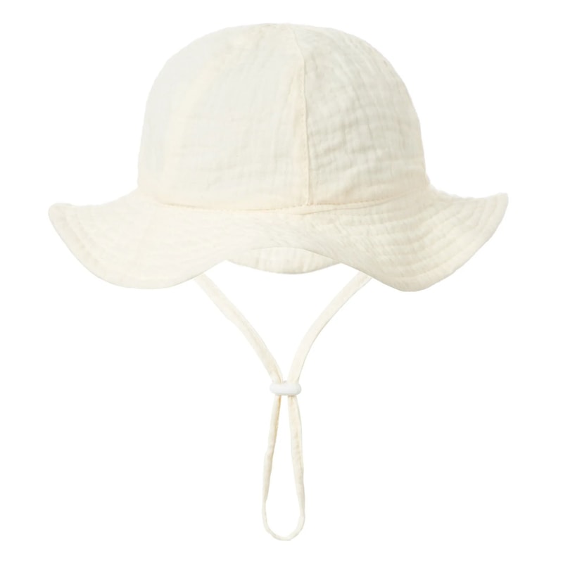 Elite Cotton Sunscreen Bucket Hat Premium Outdoor Panama Cap For Infants 21