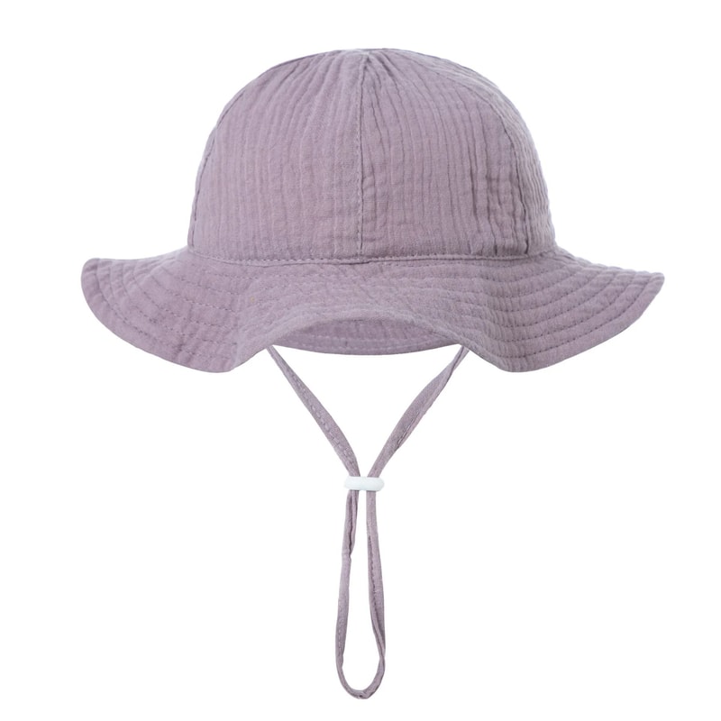 Elite Cotton Sunscreen Bucket Hat Premium Outdoor Panama Cap For Infants 22