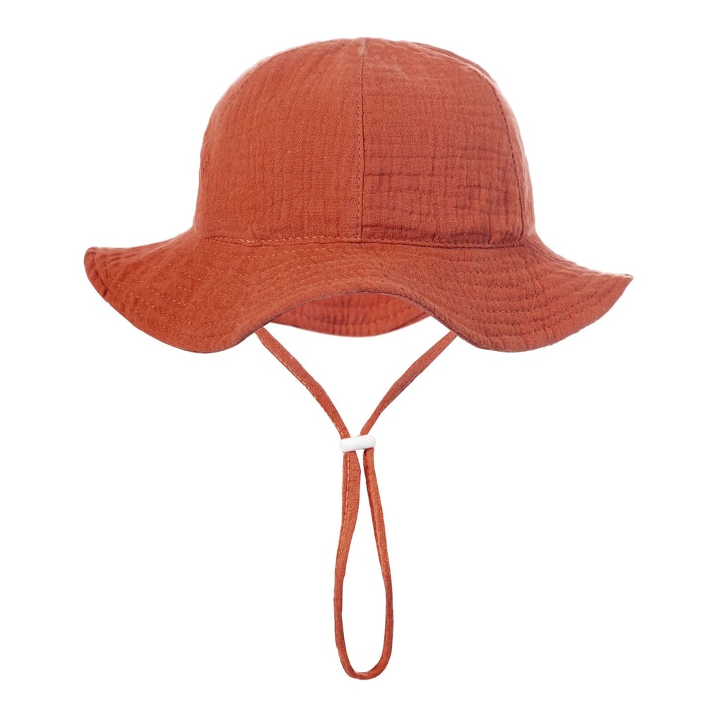 Elite Cotton Sunscreen Bucket Hat Premium Outdoor Panama Cap For Infants 24