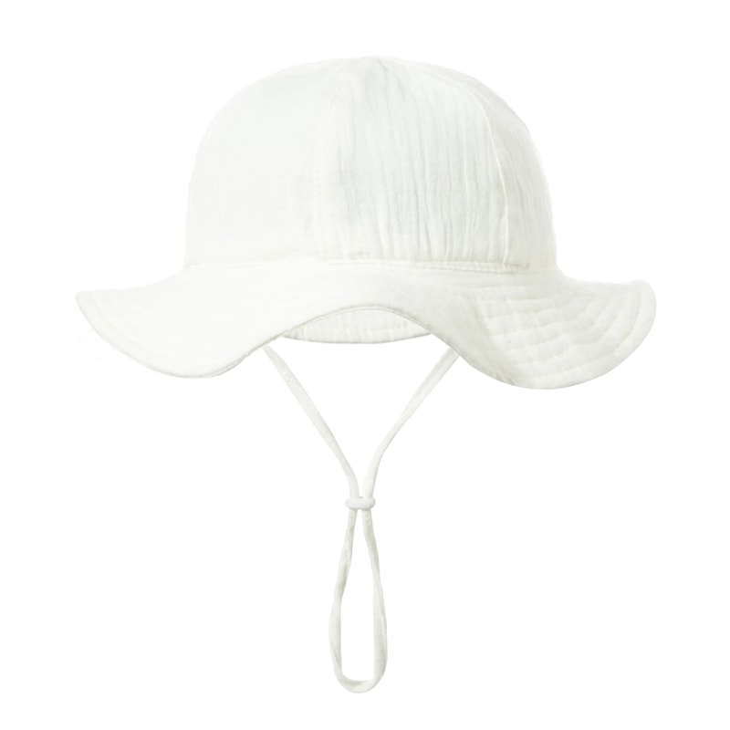 Elite Cotton Sunscreen Bucket Hat Premium Outdoor Panama Cap For Infants 27