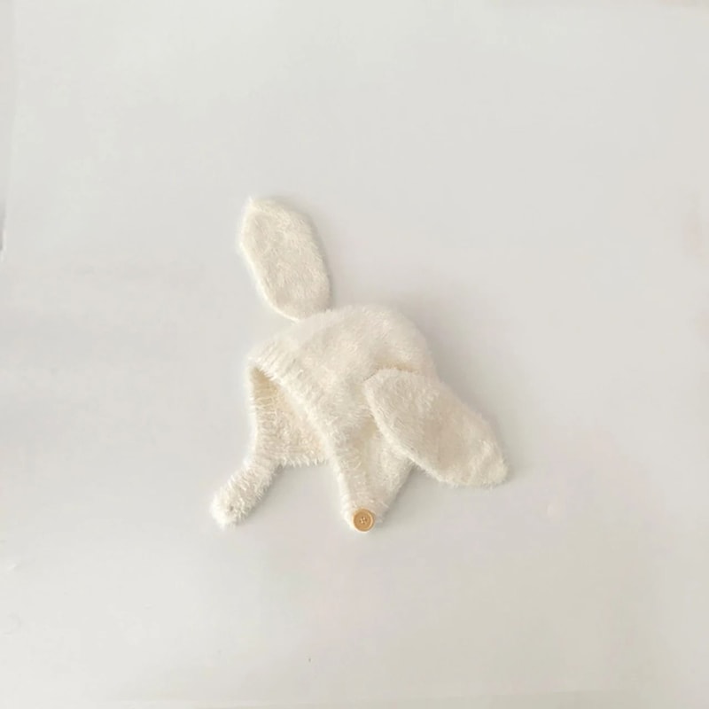 LeporidaeKinetic Earflap Beanie Premium Plush Rabbit Ear Bonnet For Infants 6