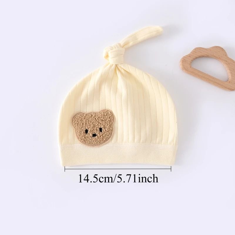 Pure Cotton Newborn Beanie HighFidelity FourSeasons Infant Cap 3
