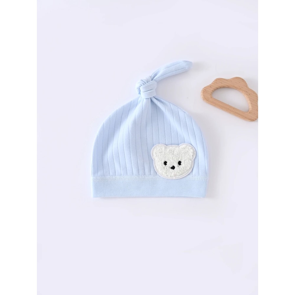Pure Cotton Newborn Beanie HighFidelity FourSeasons Infant Cap 4