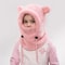 Integrated Bear Balaclava System Premium Childrens Thermal Headgear Plush Scarf 1