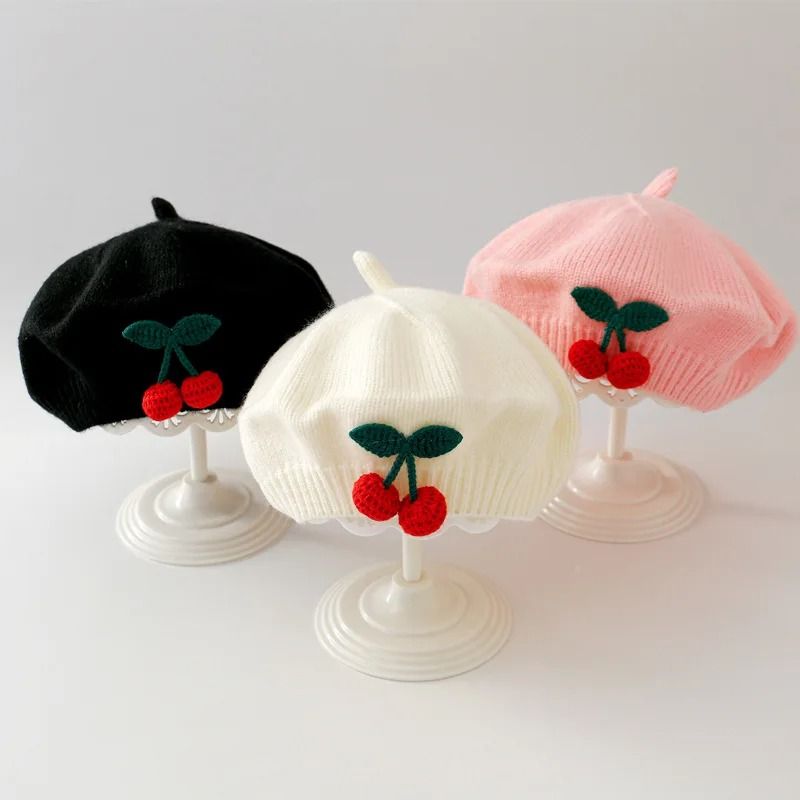 CherryKinetic Artisan Beret Premium Crochet Woolen Painter Cap For Toddlers 0