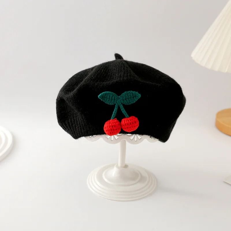 CherryKinetic Artisan Beret Premium Crochet Woolen Painter Cap For Toddlers 5