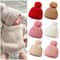 Elite Pompom Crochet Beanie Premium Knitted Thermal Headwrap For Newborns 2