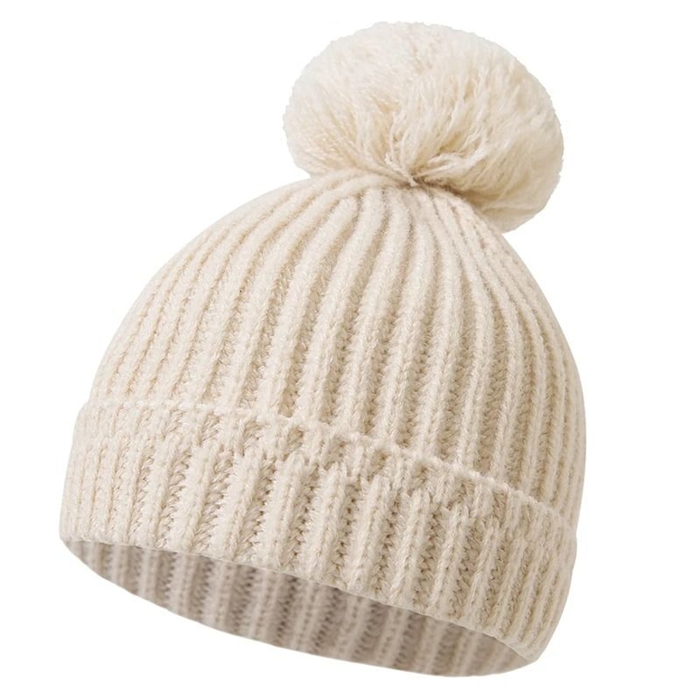 Elite Pompom Crochet Beanie Premium Knitted Thermal Headwrap For Newborns 6