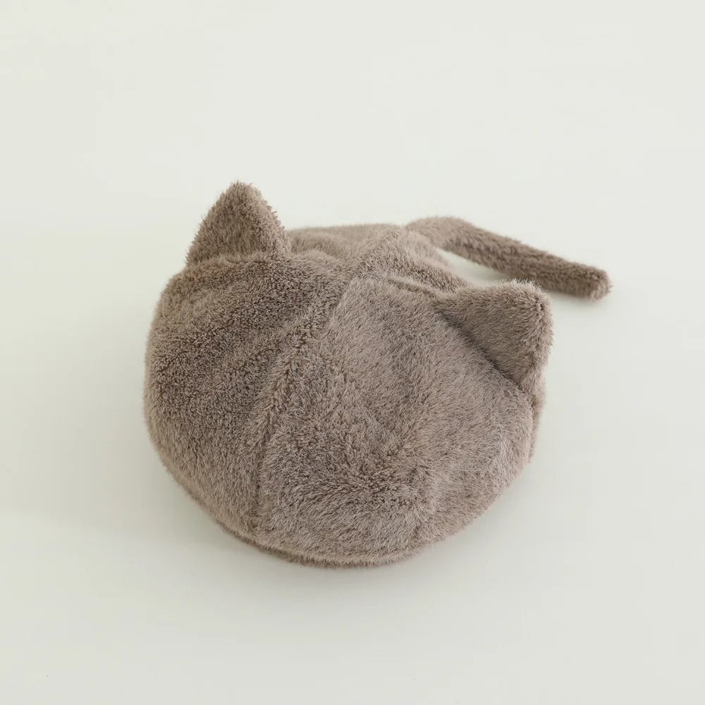 FelineKinetic Knitted Beanie Premium Cartoon Cat Warm Headwrap For Toddlers 7