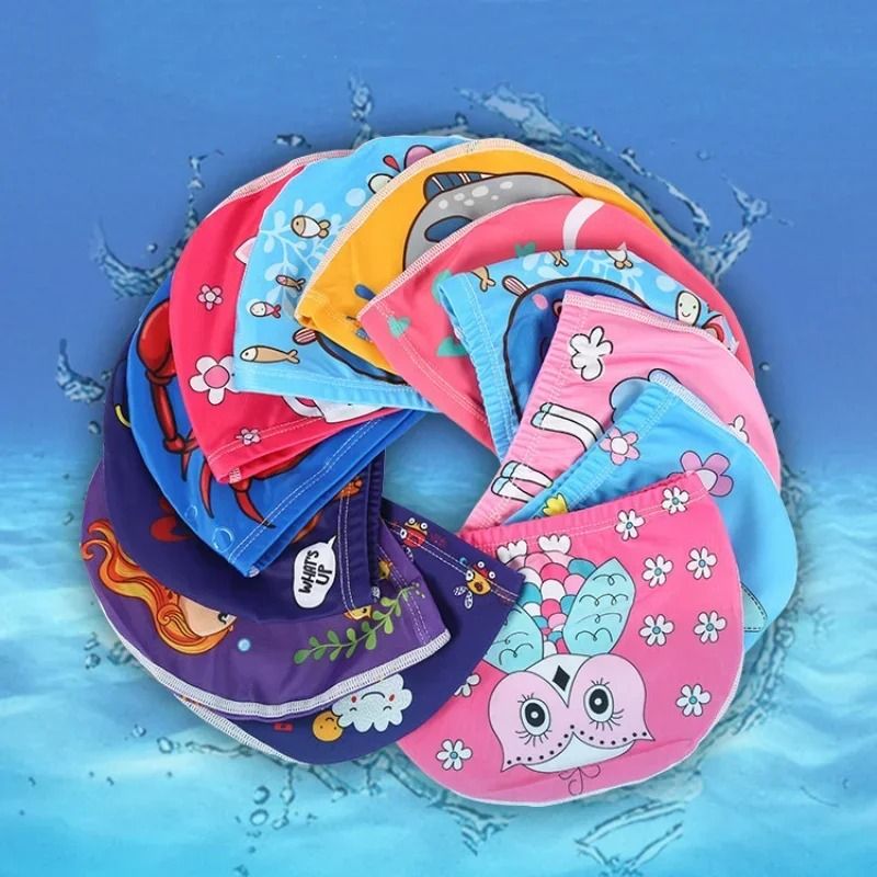 HydroKinetic Childrens Swim Cap Premium PU Waterproof Ear Protection 2