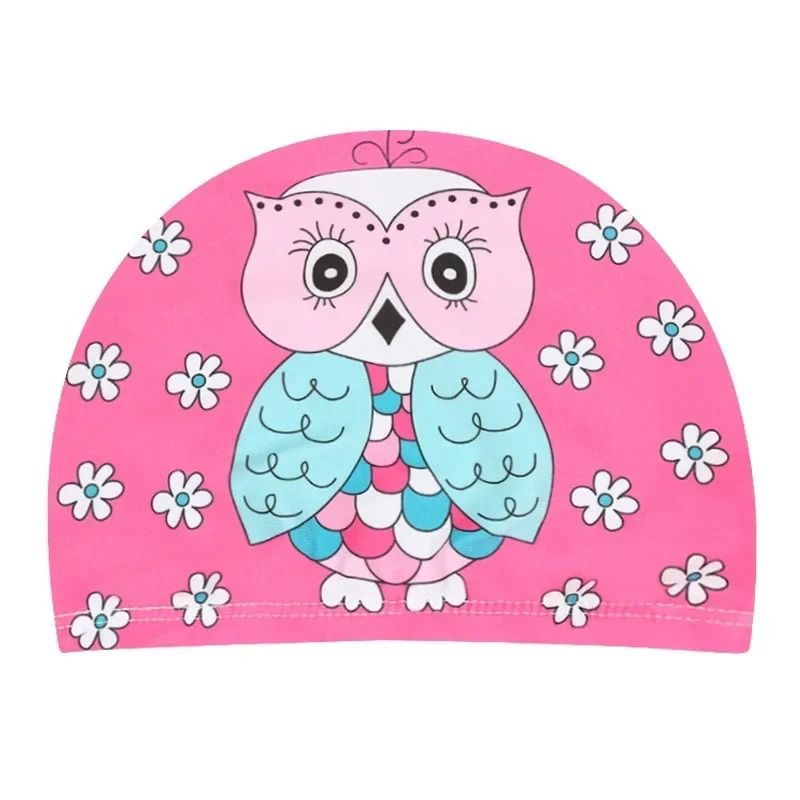 HydroKinetic Childrens Swim Cap Premium PU Waterproof Ear Protection 18