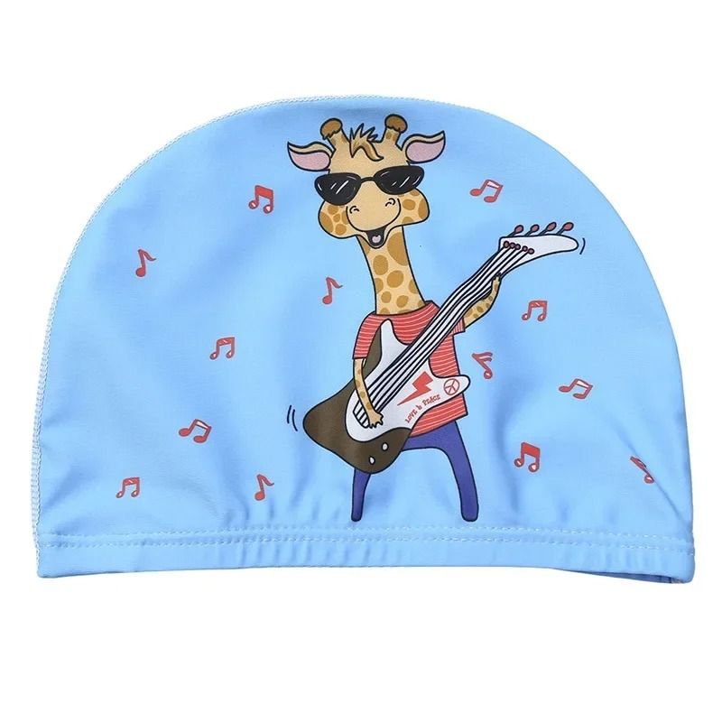 HydroKinetic Childrens Swim Cap Premium PU Waterproof Ear Protection 21