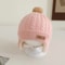 PompomKinetic Earflap Beanie Premium Windproof Knitted Hat For Infants 5