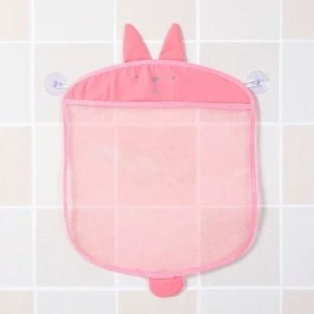HydroKinetic Bathroom Mesh Organizer Premium Cartoon Animal Bath Toy Storage 8
