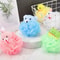 Cartoon Animal Loofah Premium Mesh Bath Pouf Body Scrubber For Kids 0