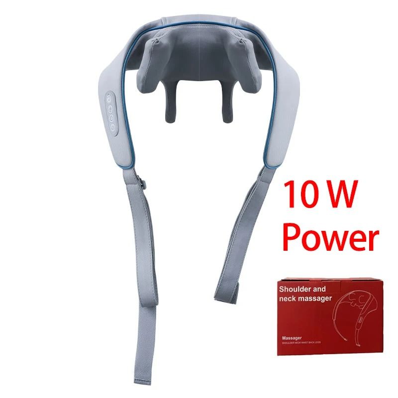 Cordless 4D Shiatsu Massager Premium Deep Tissue Neck Shoulder Kneading System 9