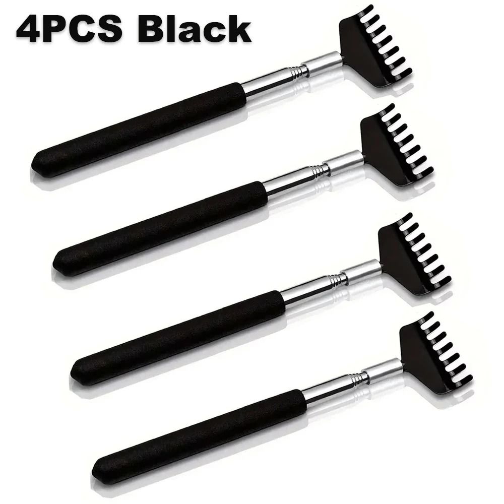 Telescopic Stainless Steel Back Scratcher Premium Extendable Massage Tool 10