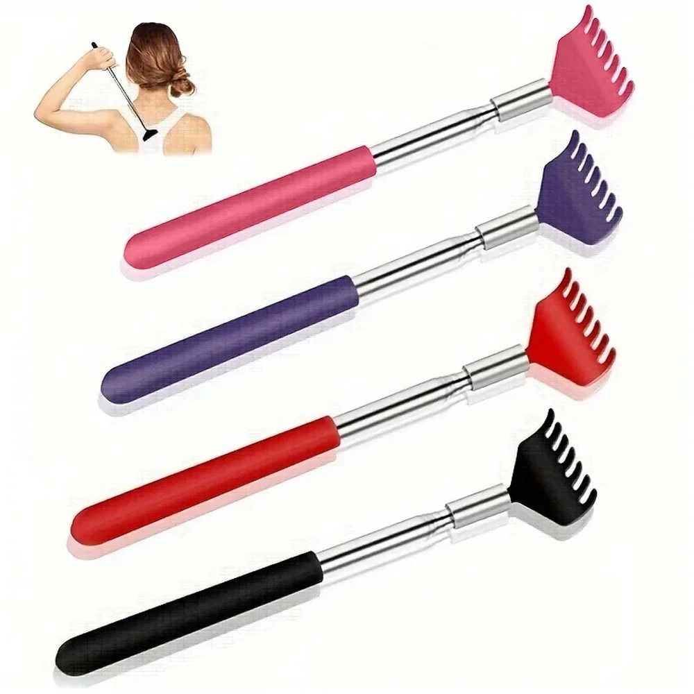 Telescopic Stainless Steel Back Scratcher Premium Extendable Massage Tool 11